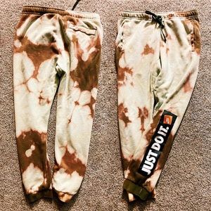 Nike- hand custom sweatpants